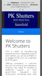 Mobile Screenshot of pkshutters.com